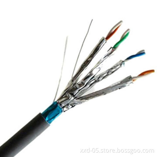 23AWG Solid Copper SSTP CAT6A LAN/Ethernet Cable, 305m